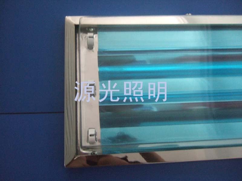 供应清远双管全不锈钢斜边净化灯具